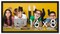 16x8 Solid Wood Picture Frame with UV-Resistant Acrylic & Acid-Free Backing, Available in 6 Finishes: Matte Black, Matte White, Metallic Bronze, Silver, Natural Wood Grain & Mahogany